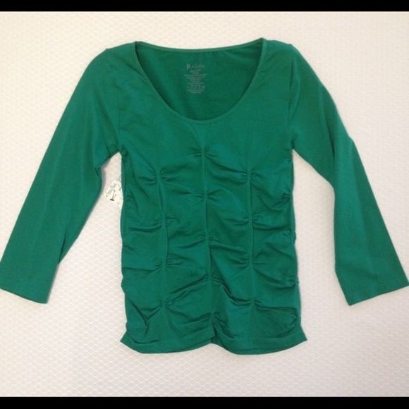 NWT P. Luca Milano Textured Top Size S/M - Picture 4 of 4